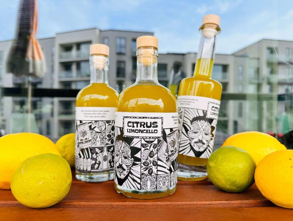 Citrus Limoncello Made in Copenhagen