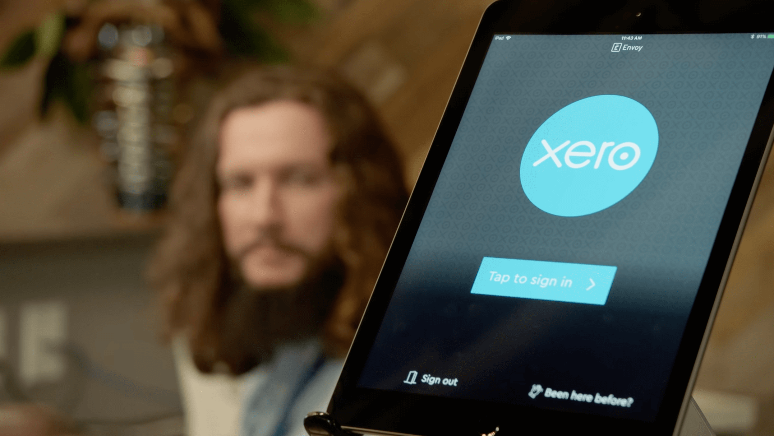 Envoy visitor tablet