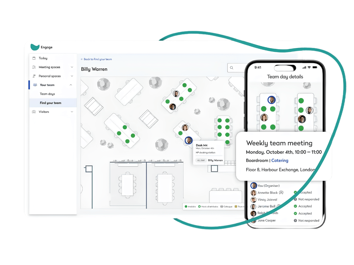 Eptura Engage meeting room booking software