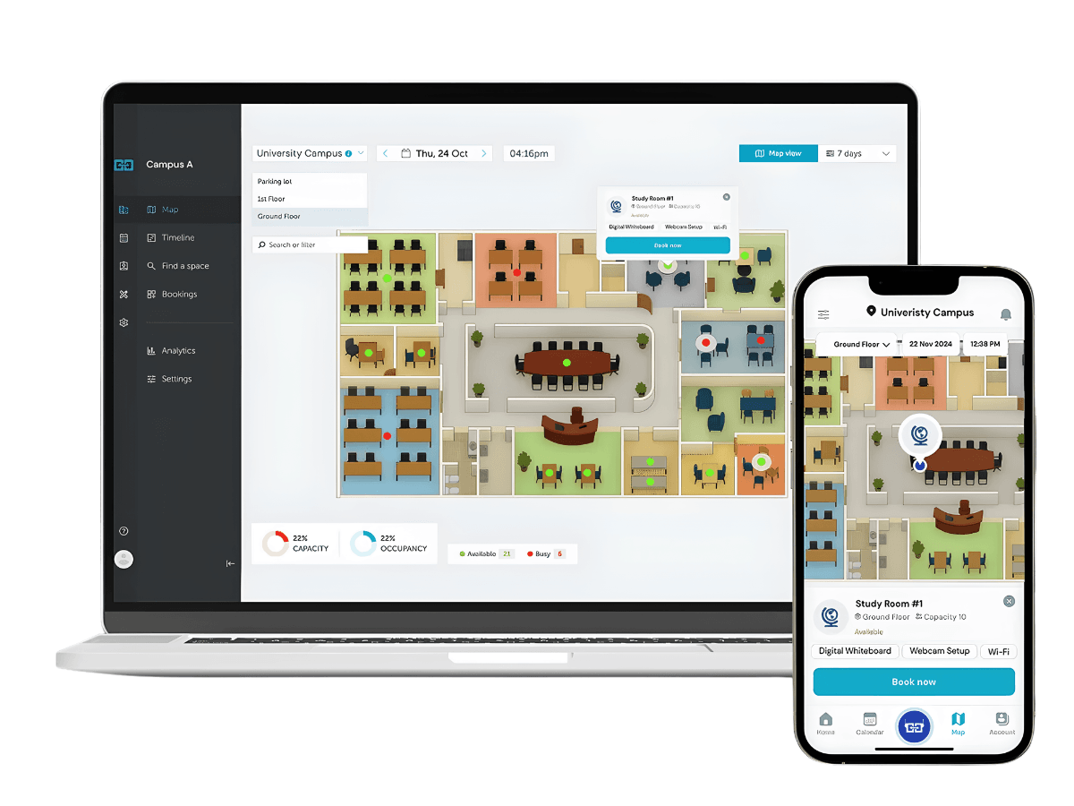 Yarooms meeting room booking software